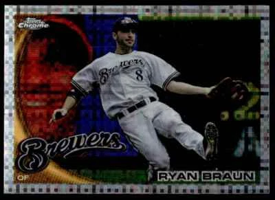 2010 TOPPS CHROME XFRACTOR RYAN BRAUN R16 - Image 1 of 2