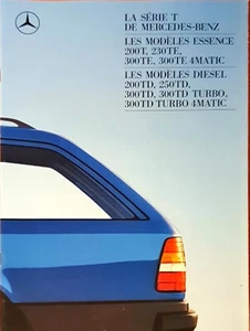Mercedes Benz 200 - 300 T-series W124 Estate Brochure 1988 fr - Picture 1 of 1