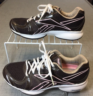 Reebok Mujer Easytone 11-V65080 Marrón Informal Zapatos Tenis Talla 6.5 Estrechos Foto 1 de 4