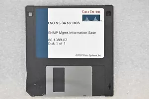 CISCO SYSTEMS 80-1389-02 ESO V5.34 FOR DOS SNMP MGMT INFORMATION BASE SOFTWARE - Picture 1 of 4