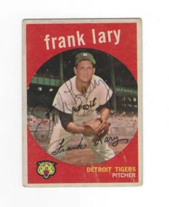 Autographed Frank Lary Detroit Tigers 1959 Topps Card #393 - w/COA - Picture 1 of 1