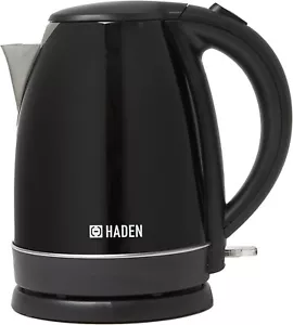 Haden - Hervidor de agua 1,7 L Iver - Filtro extraíble y fácil de llenar - 3000 W, acero, negro - Imagen 1 de 6