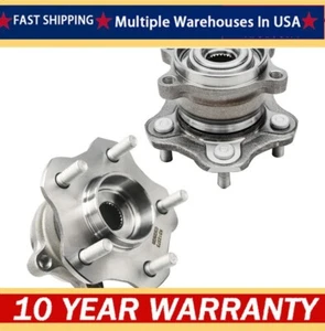 Pair 2 Rear Wheel Bearing Hub For 2011 2012 2013 2014 Nissan Juke 1.6L AWD H13 - Picture 1 of 8