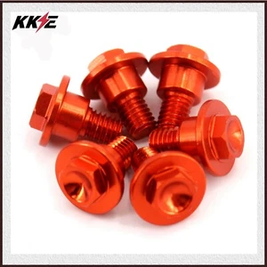 KKE 6 PCS CNC Front Fork Guard Bolts Screw For KTM SX-F SX XC XCW 250 450 530CC - Bild 1 von 7