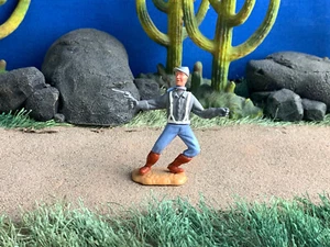 TIMPO Swoppet Civil War Confederate Soldier Vintage Plastic Figure 54 mm - Picture 1 of 6