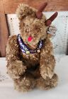 Annette Funicello Collectible Bear Co.~LE Rudy the Reindeer Bear~Christmas~EUC