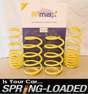 A-MAX Lowering Springs for Ford Fiesta Mk5 ST150 02-2008 JD / JH -25mm - Picture 1 of 1