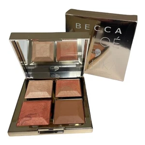 Becca BFF Made with Love By Malika Bronze Blush & Glow Palette NIB GOLD BOX - Picture 1 of 4