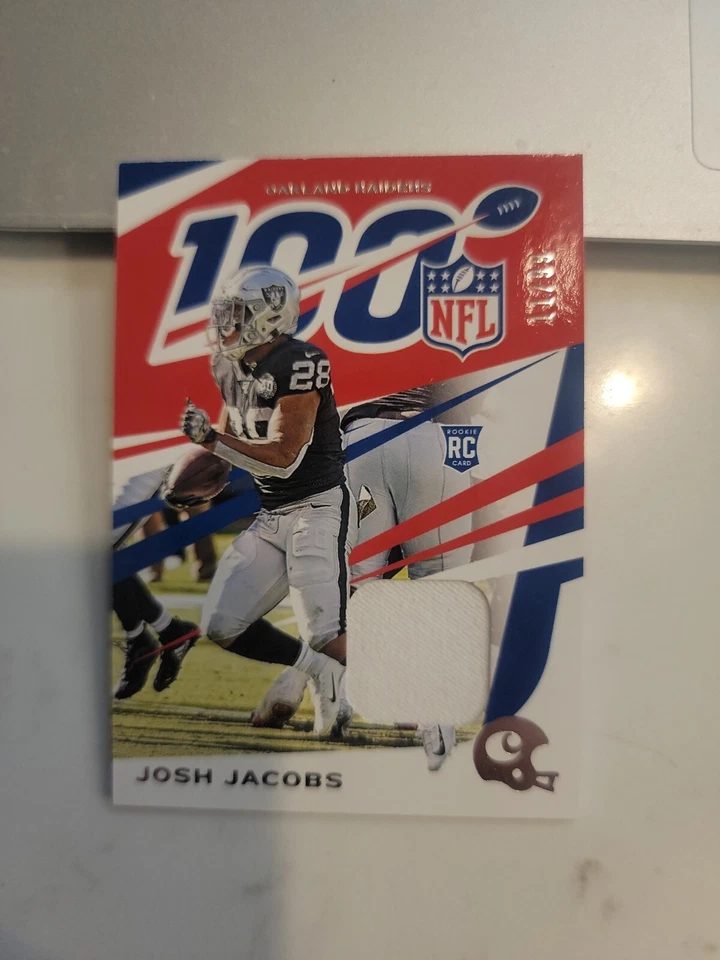 2019 Panini Chronicles Jerseys #74 Josh Jacobs ROOKIE RC/99 - Image 1 of 1
