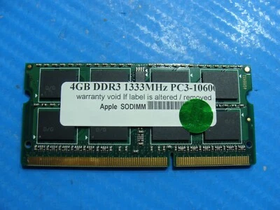 MacBook Pro A1278 Apple 4GB PC3-10600 DDR3 1333MHz SO-DIMM Memory RAM 661-5861 - Image 1 of 2