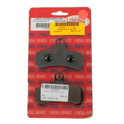 Pastillas de freno delanteras Harley Davidson Lyndall Z-Plus - 08-14 ST 1720-0068 Foto 1 de 3