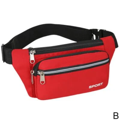 Running Belt Unisex Sport Jogging Phone Keys Mobile Travel Money Bum Bag W D2P3 - Image 1 of 4