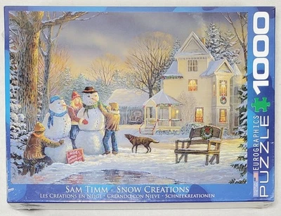 EuroGraphics Snow Creations by Sam Timm 1000 Piece Puzzle New/Sealed - Image 1 of 4