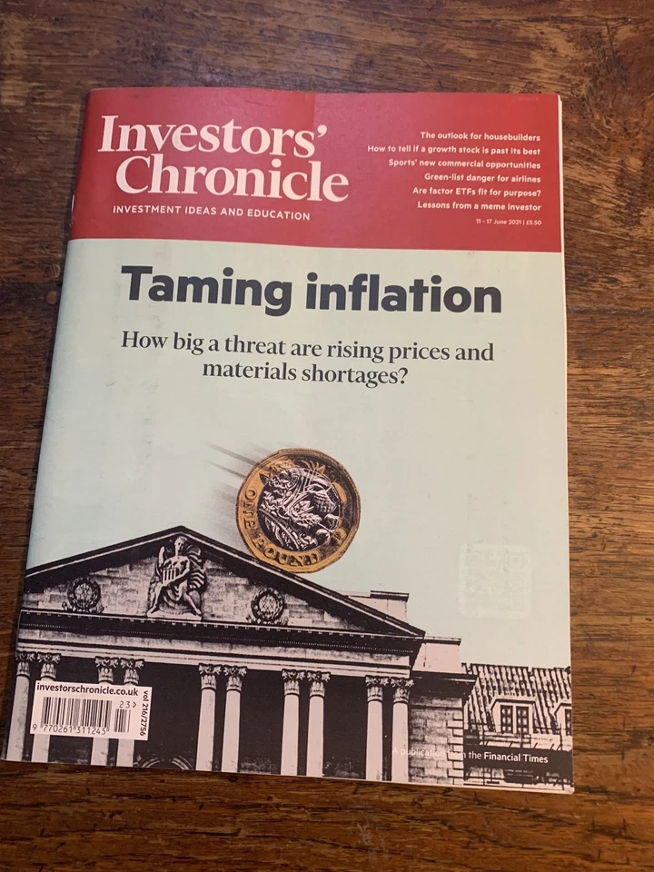 Investors Chronicle Taming Inflation 11 June - 17 June 2021 - Image 1 of 1