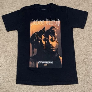 Camiseta Juice Wrld Para Hombres Mediana Leyendas Never Die Negra Rap Música Banda Hip - Imagen 1 de 6