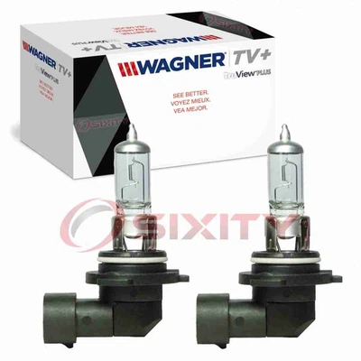 2 pc Wagner TruView PLUS Low Beam Headlight Bulbs for 1994-1998 Volvo 850 tz - Image 1 of 4