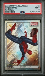 SPIDER-MAN 2023 Upper Deck Marvel Platinum RAINBOW #61 PSA 9 Mint - Picture 1 of 1
