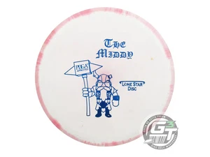USED Lone Star [ARTIST] Alpha Middy 175g White-Pink Blue Foil Midrange Golf Disc - Picture 1 of 2