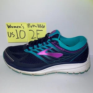 Brooks Addiction 13 Women's Orthopedic Shoes Size 10 EE Purple & Sea Green - Picture 1 of 8