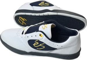 'es Swift 1.5 Skate Shoes - NEW Mens Size 11 White / Navy / Yellow - #47765-ZZ1 - Picture 1 of 5