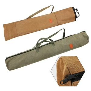 For Durable Waterproof Canvas Fishing Rod Bag With Portable Carry Strap Design - Picture 1 of 30