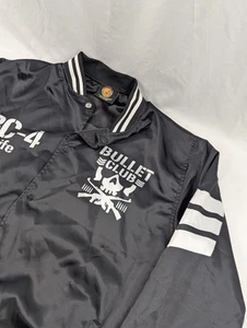 Nuova giacca giapponese Pro Wrestling Bullet Club raso XL Bc-4 nerds stampa completa usata in ottime condizioni - Foto 1 di 8