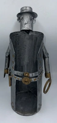 Металлический ковбойский держатель для винной бутылки Sheriff подарок - Изображение 1 из 4