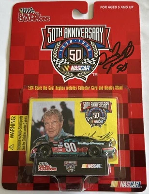 Racing Champions No90 Дик Трикл 1998 NASCAR Хейлиг Майерс Ford Taurus с автографом - Изображение 1 из 4
