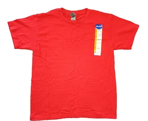 NEW Gildan G5000B Adult Red Classic Fit Heavy Cotton Crew Neck T-Shirt Size M - Picture 1 of 5