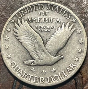 1927 Standing Liberty Quarter USA 🇺🇸 Historic Silver Coin 🇺🇸 🔥 - Picture 1 of 4