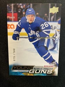 22-23 UD Series 1 Young Guns UD Exclusives 234 Nicholas Abruzzese /100