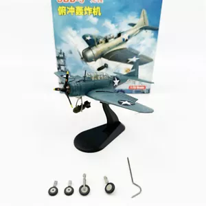 1/72 Wltk seconda guerra mondiale marina statunitense SBD-3 bombardiere subacqueo senza paura tenente Richard miglior modello pressofuso - Foto 1 di 9