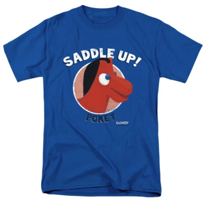 Camiseta gráfica GUMBY SADDLE UP con licencia para hombre adulto SM-5XL Foto 1 de 2