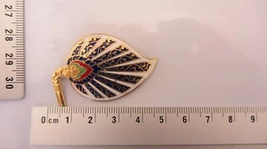 Bijoux Vintage ,broche couture , Fleur Émaillée , à identifier .(15). - Picture 1 of 7