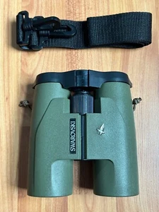 Swarovski SLC 10x42 WB Habicht Binoculars Green Factory Serviced - Pristine - Picture 1 of 4