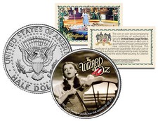 Wizard of Oz "Over the Rainbow" JFK  Kennedy Half Dollar US Coin *Licensed*