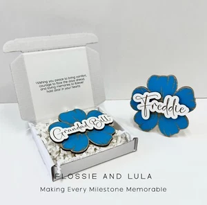 FORGET ME NOT GIFT SYMPATHY CARDS THINKING OF YOU LOVED ONE FRIEND KEEPSAKE MUM - Picture 1 of 13
