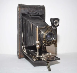 Vintage KODAK Nº Obturador de cámara plegable modelo C autográfico 3A probado - Imagen 1 de 7
