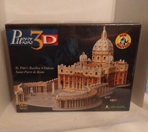 Puzz 3d St Peters Basilica Vatican Wrebbit Hasbrouck Puzzle 966 Pieces Brand New