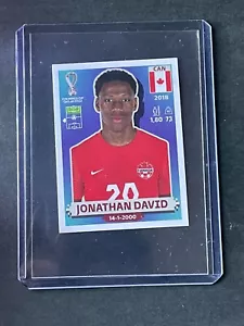 Panini FIFA World Cup Qatar 2022 Stickers JONATHAN DAVID RC Rookie CANADA - Picture 1 of 3