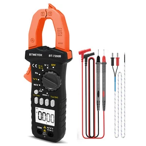BTMETER Stromzange Zangenmessgerät Zangenamperemeter Zangenmultimeter 6000 Count - Bild 1 von 8
