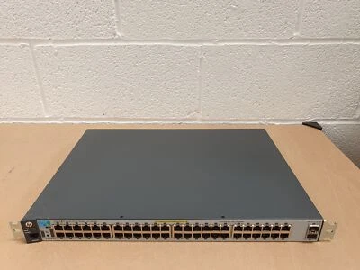 HP HPE 2530-48G-PoE+-2SFP+ 48 Port 2x SFP+ PoE+ Gigabit Ethernet Switch J9853A - Image 1 of 2