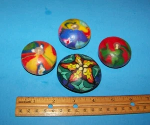 Vintage Collectible "Mini" Candles (Set of 4) Psychedelic Retro Candles - Picture 1 of 4
