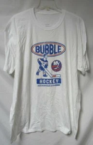 NY Islanders Men's Size M Bubble Hockey Stanley Cup Playoffs 2020 Tee C1 2589 - Picture 1 of 2
