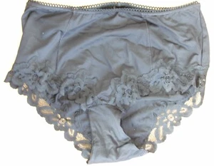 Debenhams talla 10 SIN VPL calzoncillos completos bragas elásticas ribete de encaje negro - Imagen 1 de 9