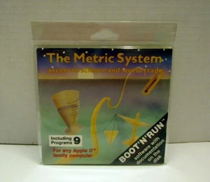 The Metric System by AV Systems for Apple II+, Apple IIe, Apple IIc, ApGS - NEW - Picture 1 of 2