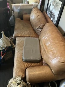 leather couch sofa - Picture 1 of 4