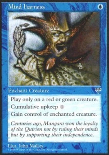 Mind Harness ~ Lightly Played Mirage MTG Magic UltimateMTG Blue Card - Image 1 of 1