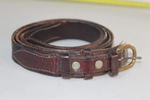 38 RM Williams Ranger Belt - Vintage Leather Real Cowhide Belt + Buckle - Picture 1 of 9