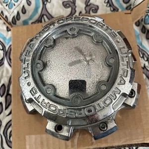 ULTRA MOTORSPORTS Wheels USED CHROME Center Cap # 89-9880 Has Pitting (QTY. 1) - Picture 1 of 8